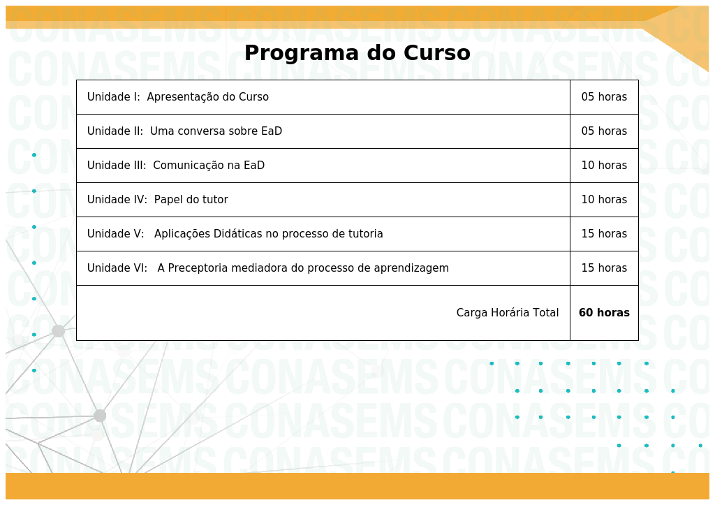 Verso do Certificado