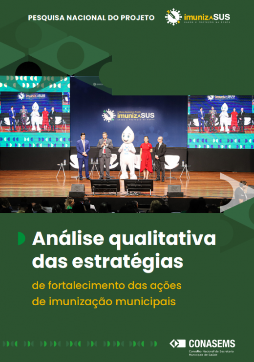 Capa de Análise qualitativa das estratégias de fortalecimento das ações de imunização municipais